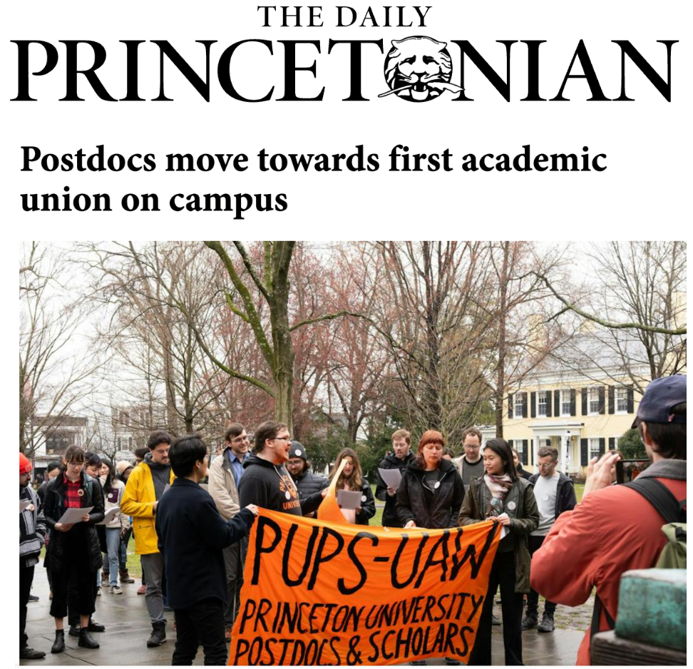 PUPS Website - Press clip
